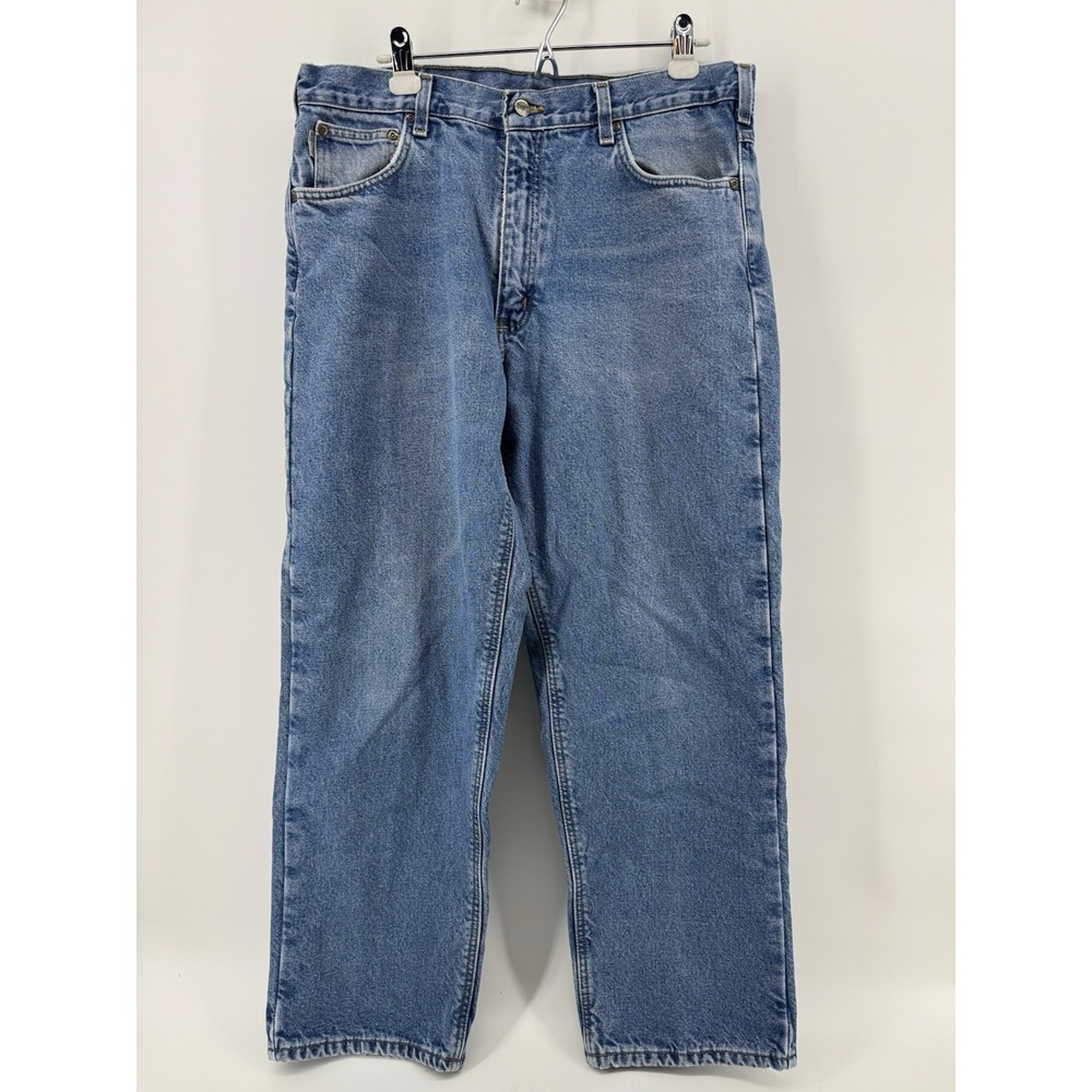 Vintage Carhartt Jeans Mens 36x30 Flannel Lined B21 Denim Insulated USA Made